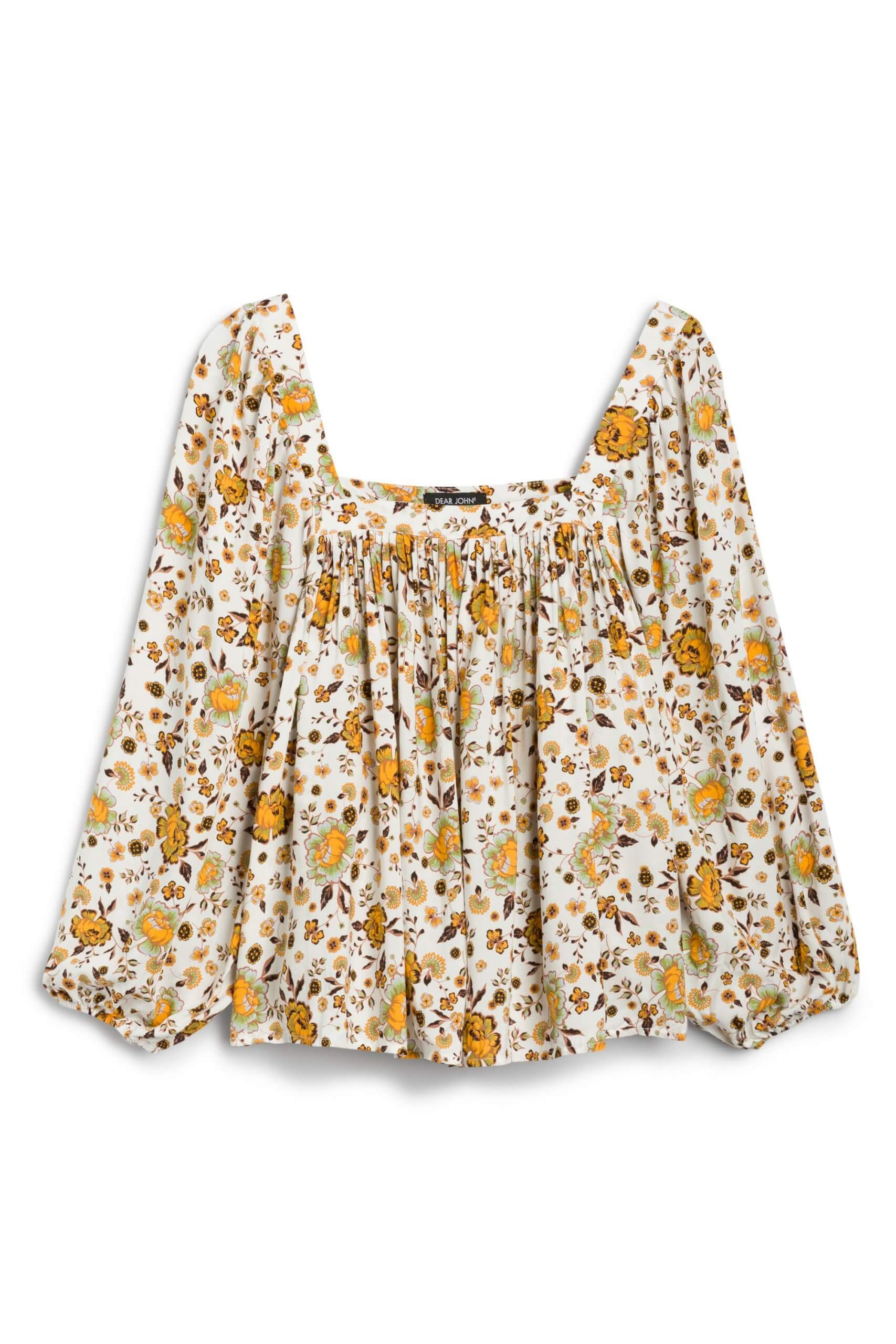 Stitch Fix Women’s floral print square neck blouse.