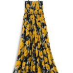 Stitch Fix Summer Cocktail Attire yellow floral wide-leg jumpsuit.