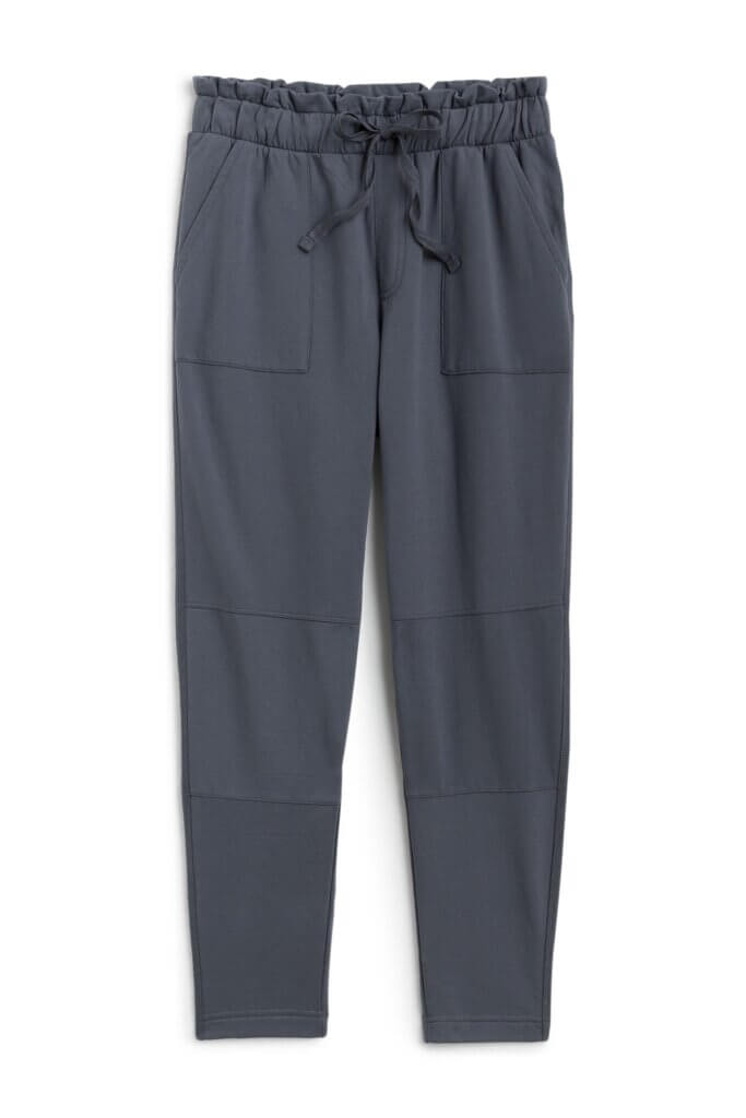 Stitch Fix women's gray fleece jogger pants.