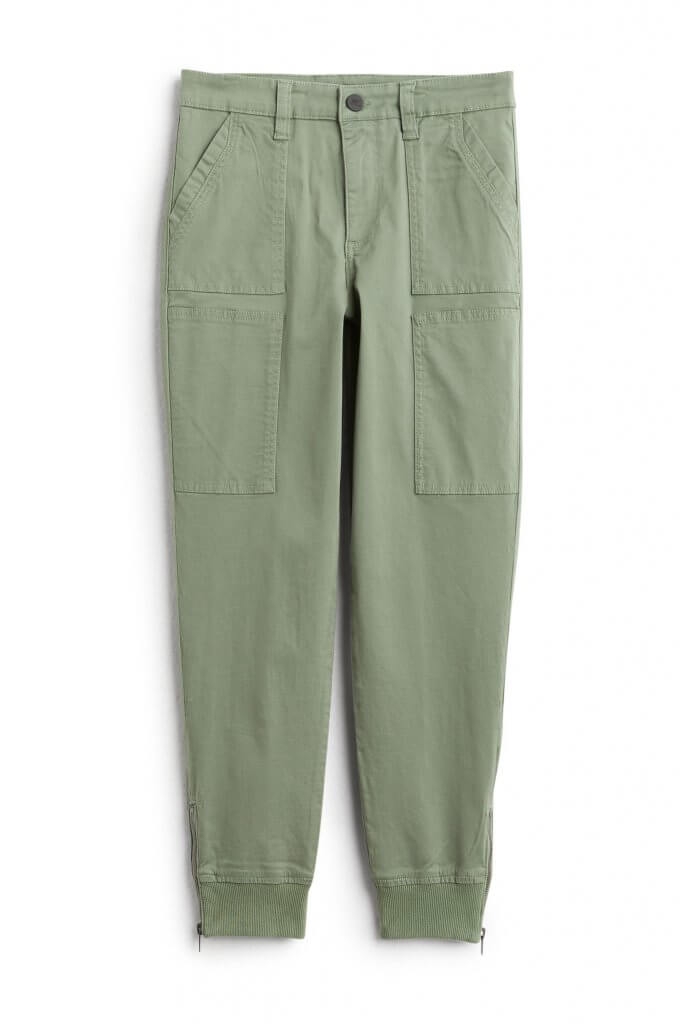 Stitch Fix women’s olive cargo joggers.