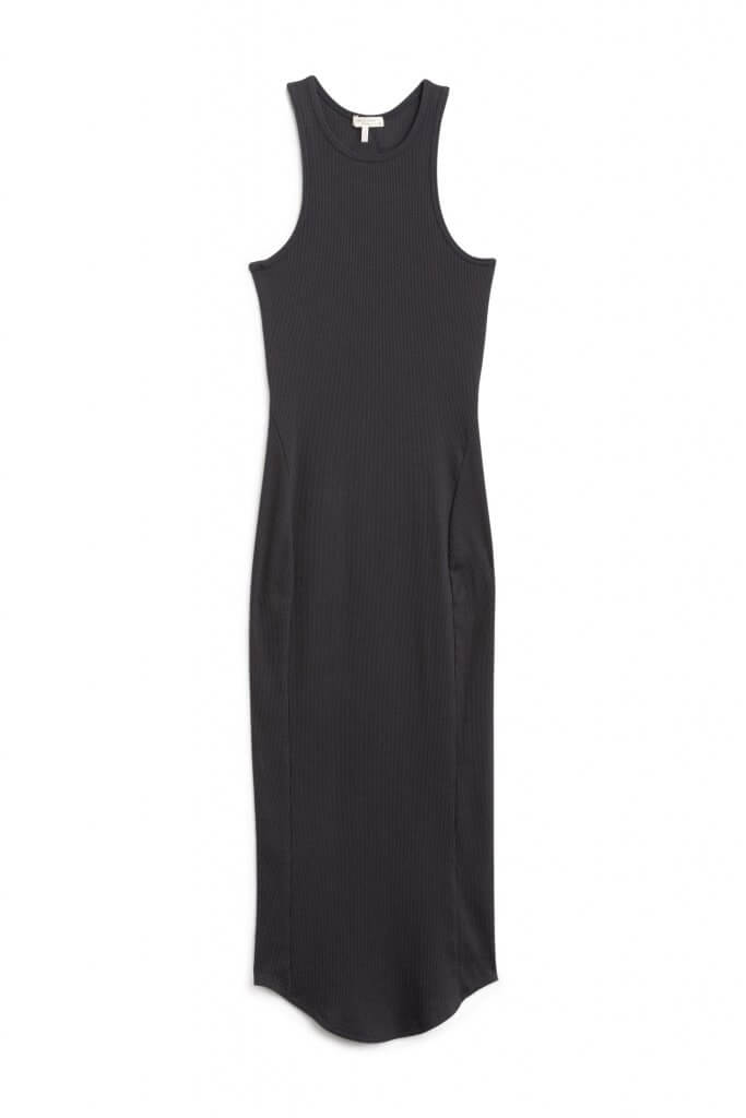 Stitch Fix women’s racerback black tank knit dress.