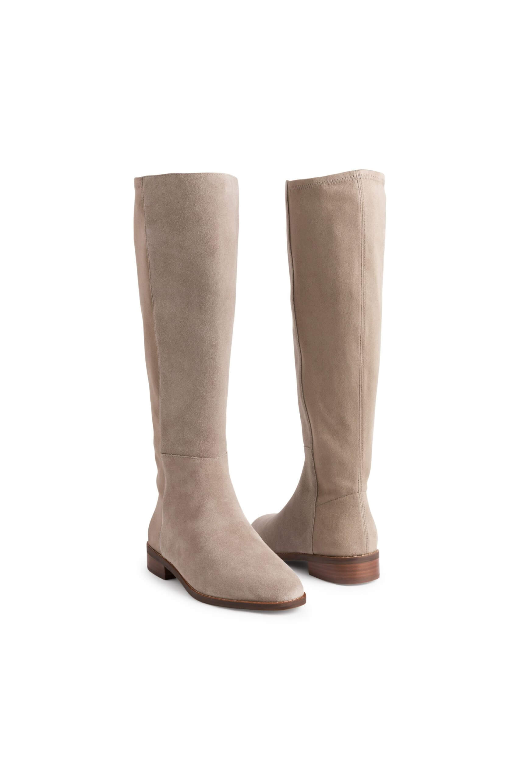 Stitch Fix women’s taupe tall-shaft boots.