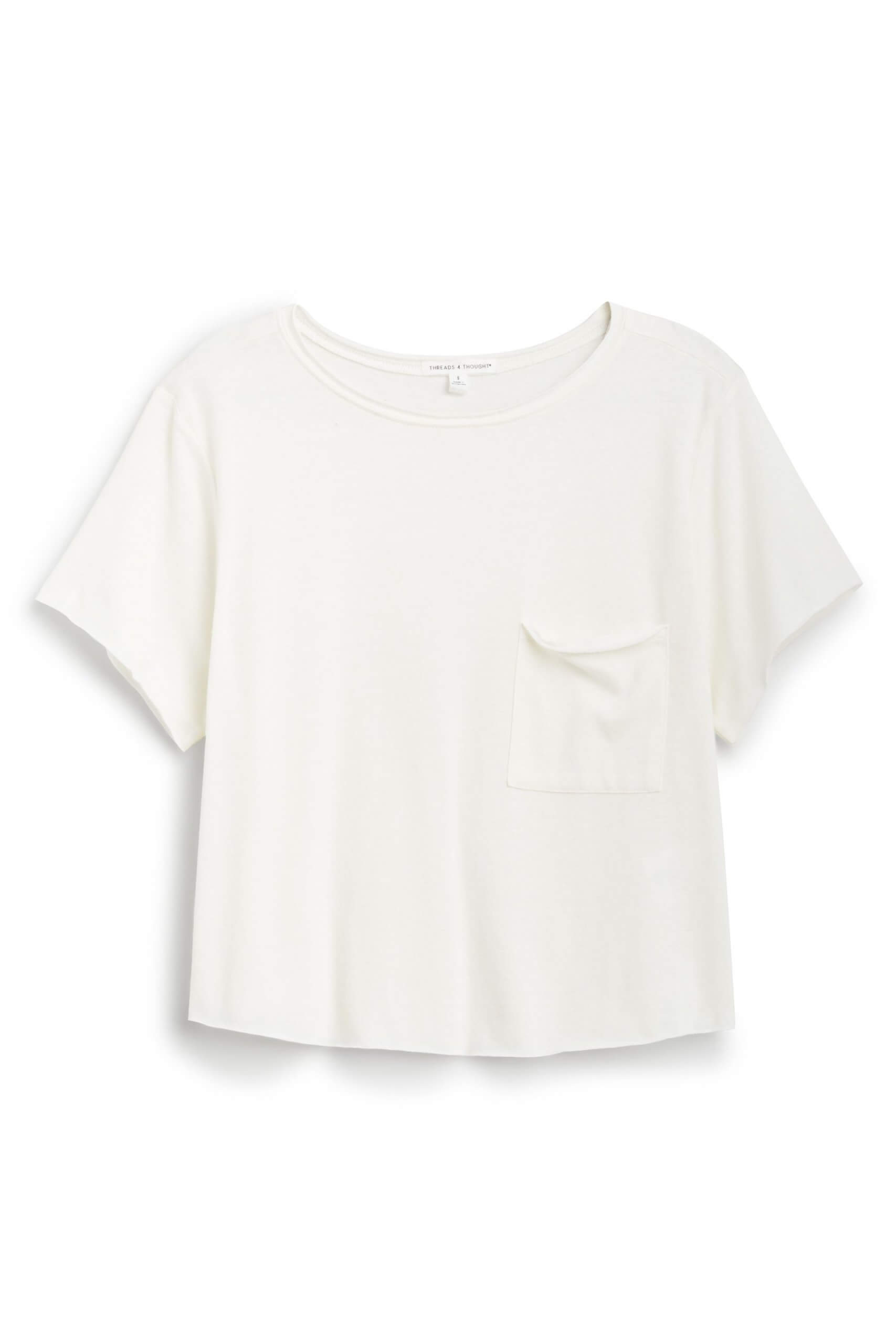 Stitch Fix Women’s white pocket tee.