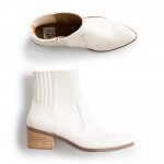 Stitch Fix women’s white ankle boots.