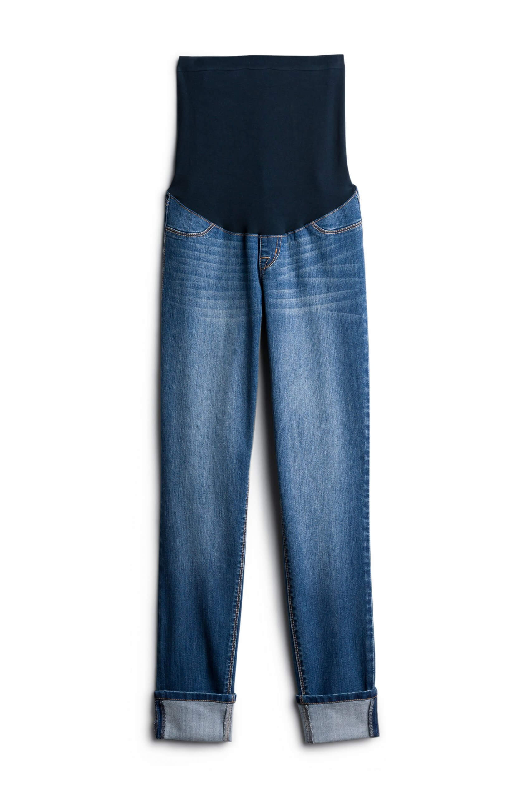 Stitch Fix Women's blue maternity jeans.