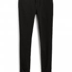 Stitch Fix women’s black skinny jeans with distressed hem.