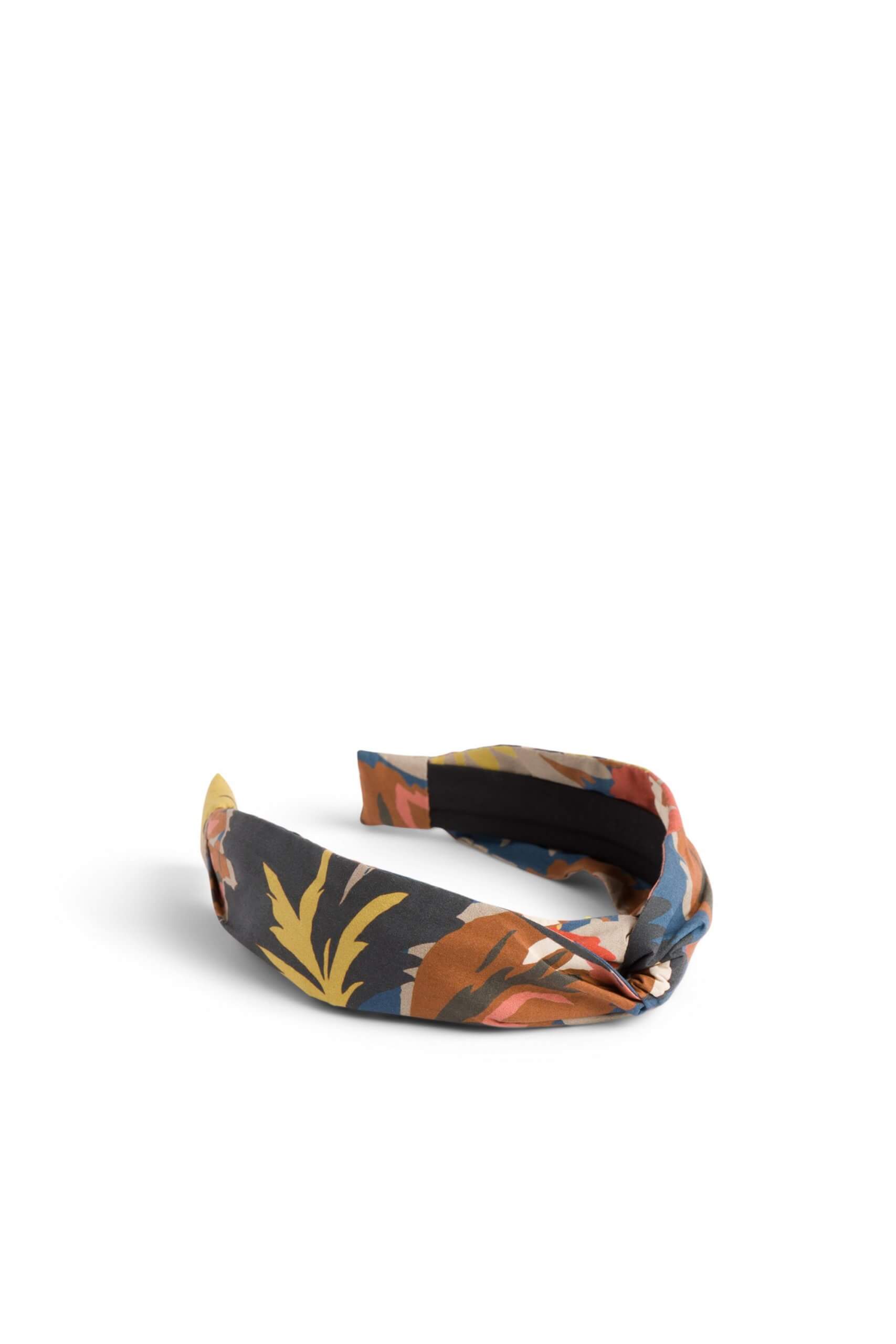 Stitch Fix women’s navy blue, brown and yellow floral headband.