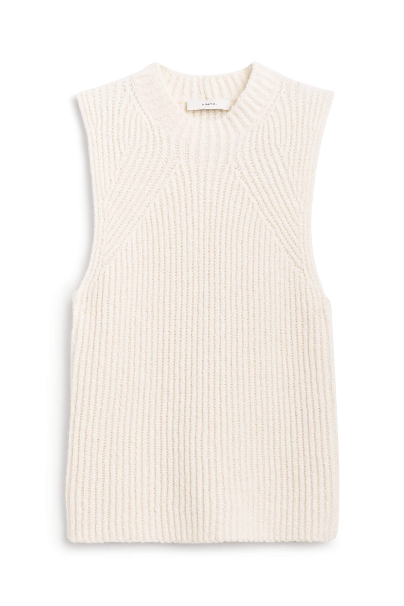 Stitch Fix women's cream sweater tank top.