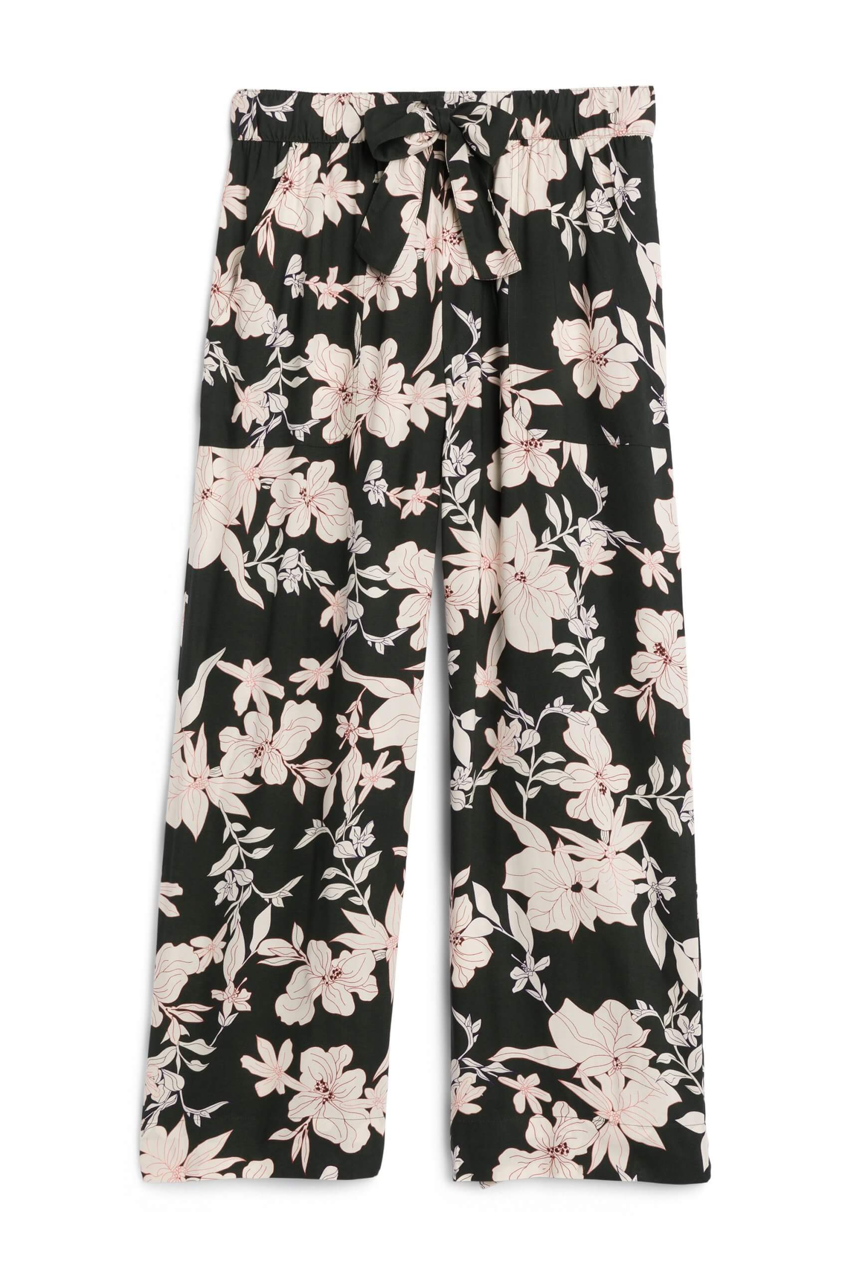 Stitch Fix women’s floral print wide-leg pants.