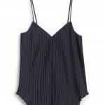 Stitch Fix women’s black pleated camisole.