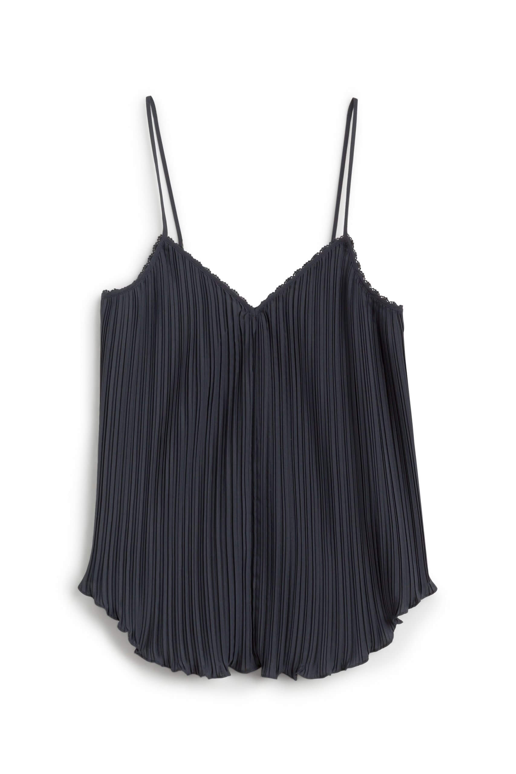 Stitch Fix women’s black pleated camisole.
