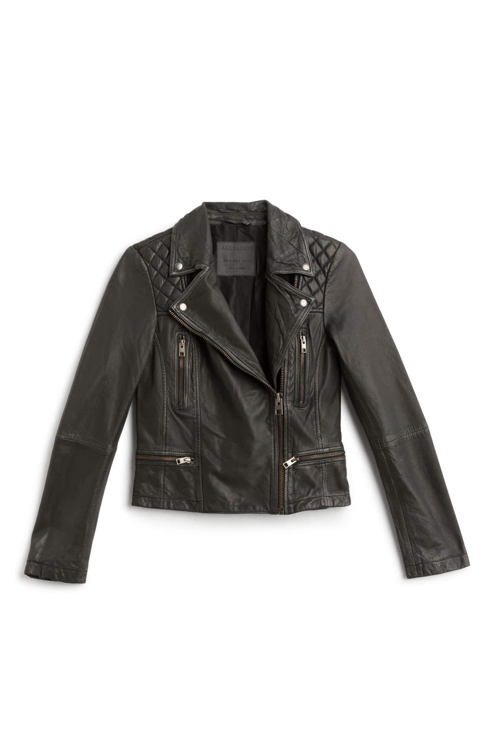 Stitch Fix Women’s black faux leather jacket.