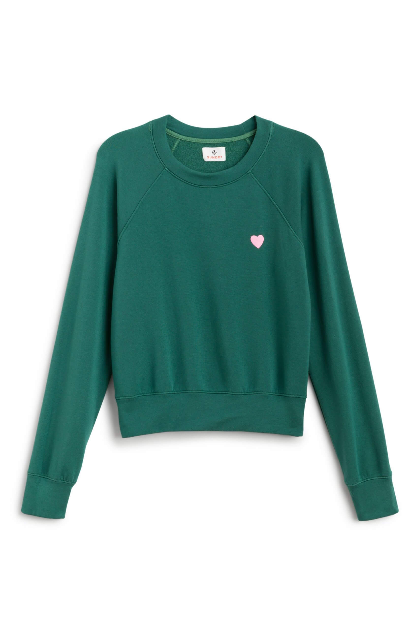 Stitch Fix Women’s green crew neck sweatshirt.