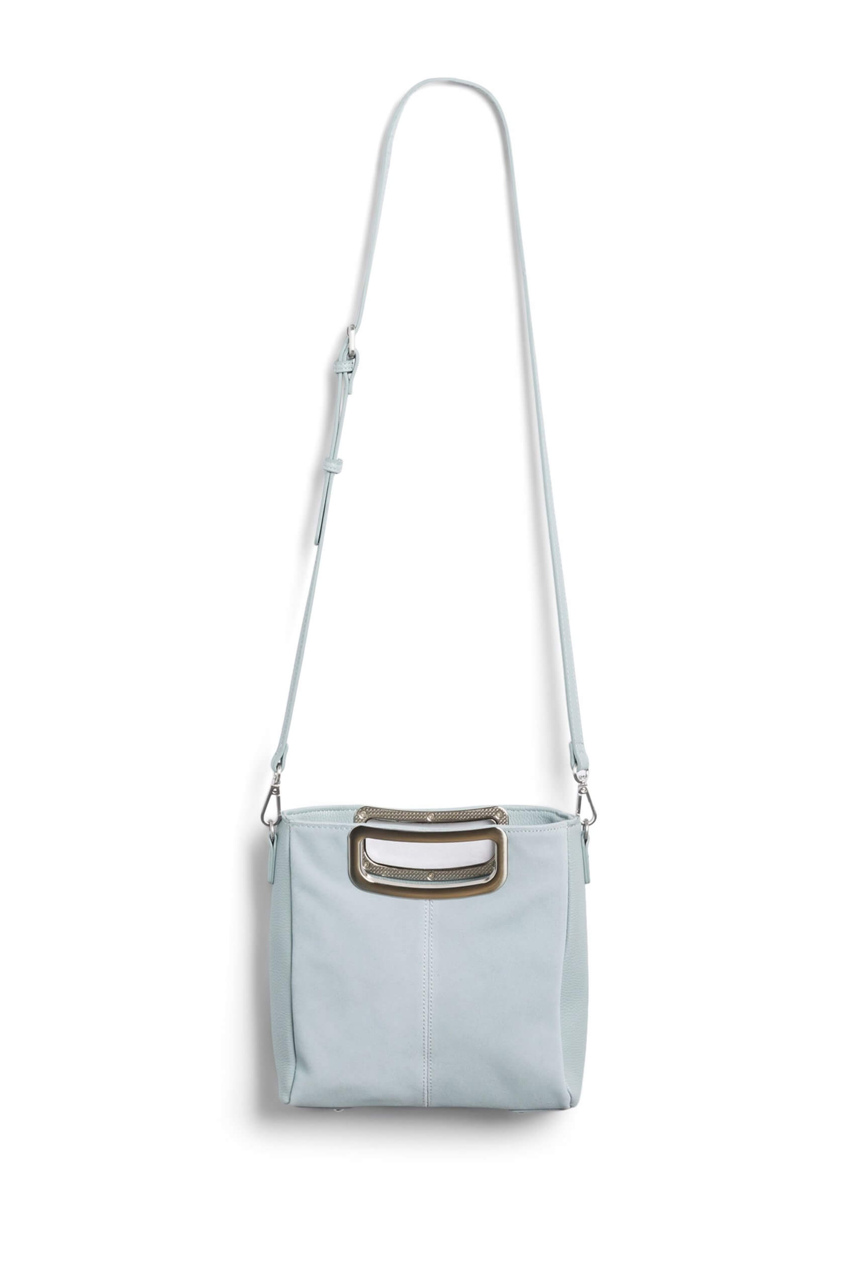 Stitch Fix Women's baby blue suede purse.