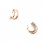 Stitch Fix women’s rose gold hoop earrings.