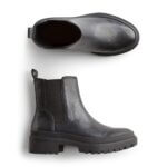 Stitch Fix women’s black waterproof lug sole boots.