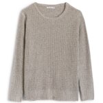 Stitch Fix women's gray waffle knit sweater.
