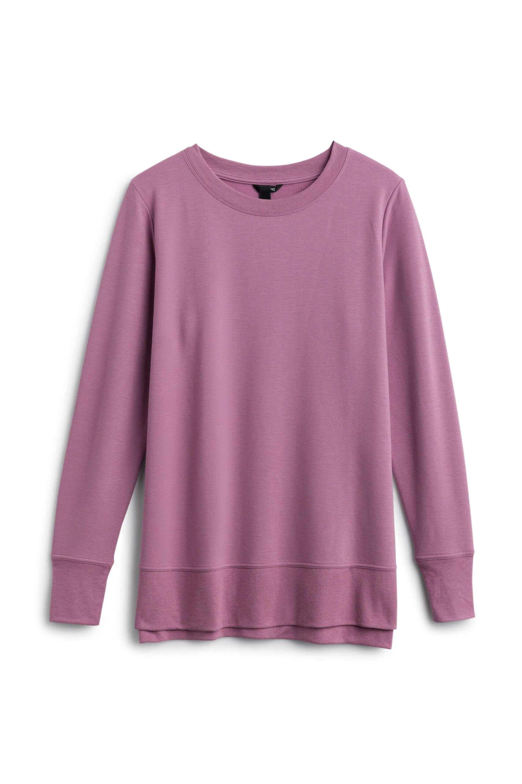 Stitch Fix women’s purple crew neck pullover.
