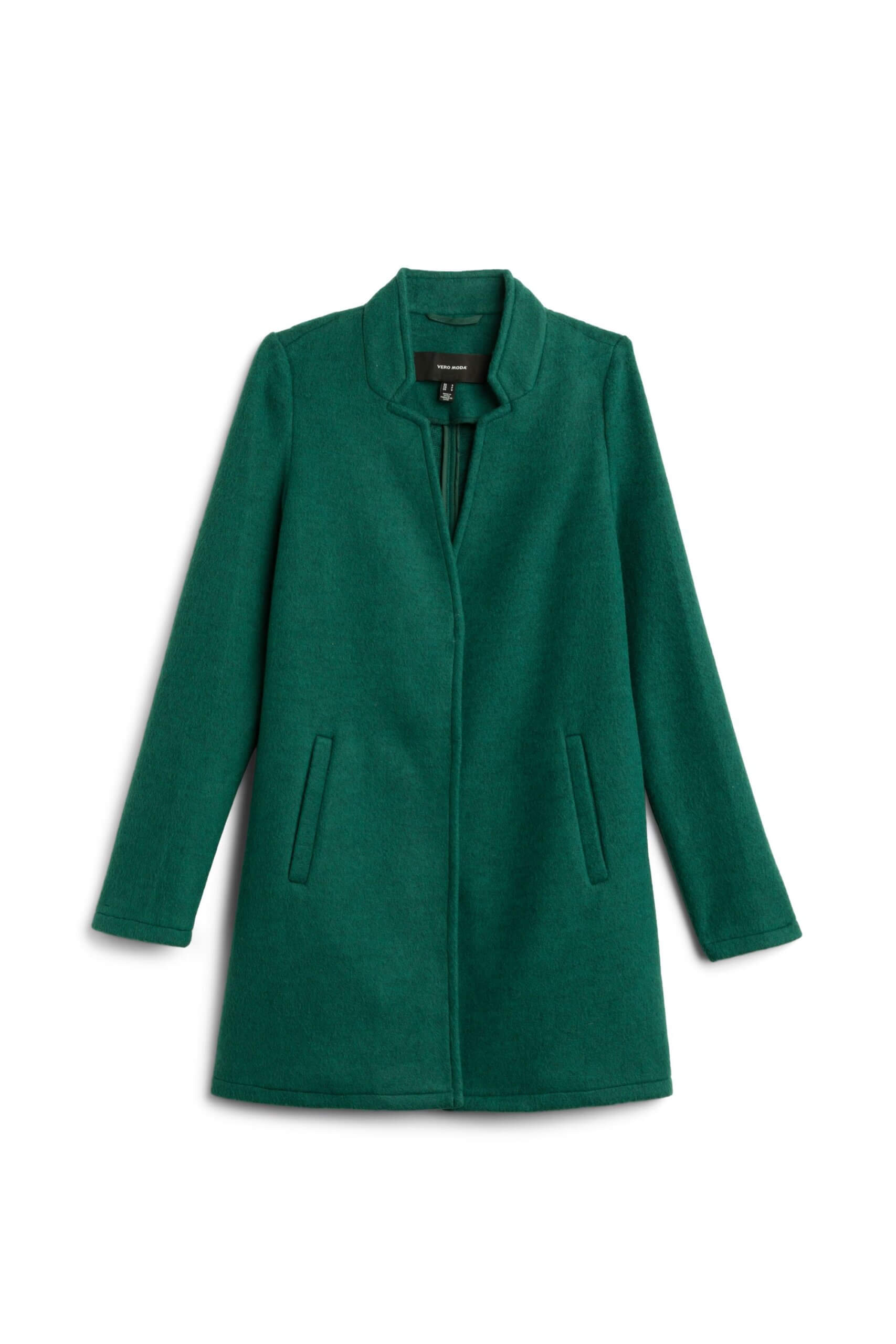Stitch Fix women’s green long peacoat.