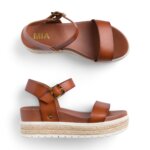 Stitch Fix women’s brown platform sandals.