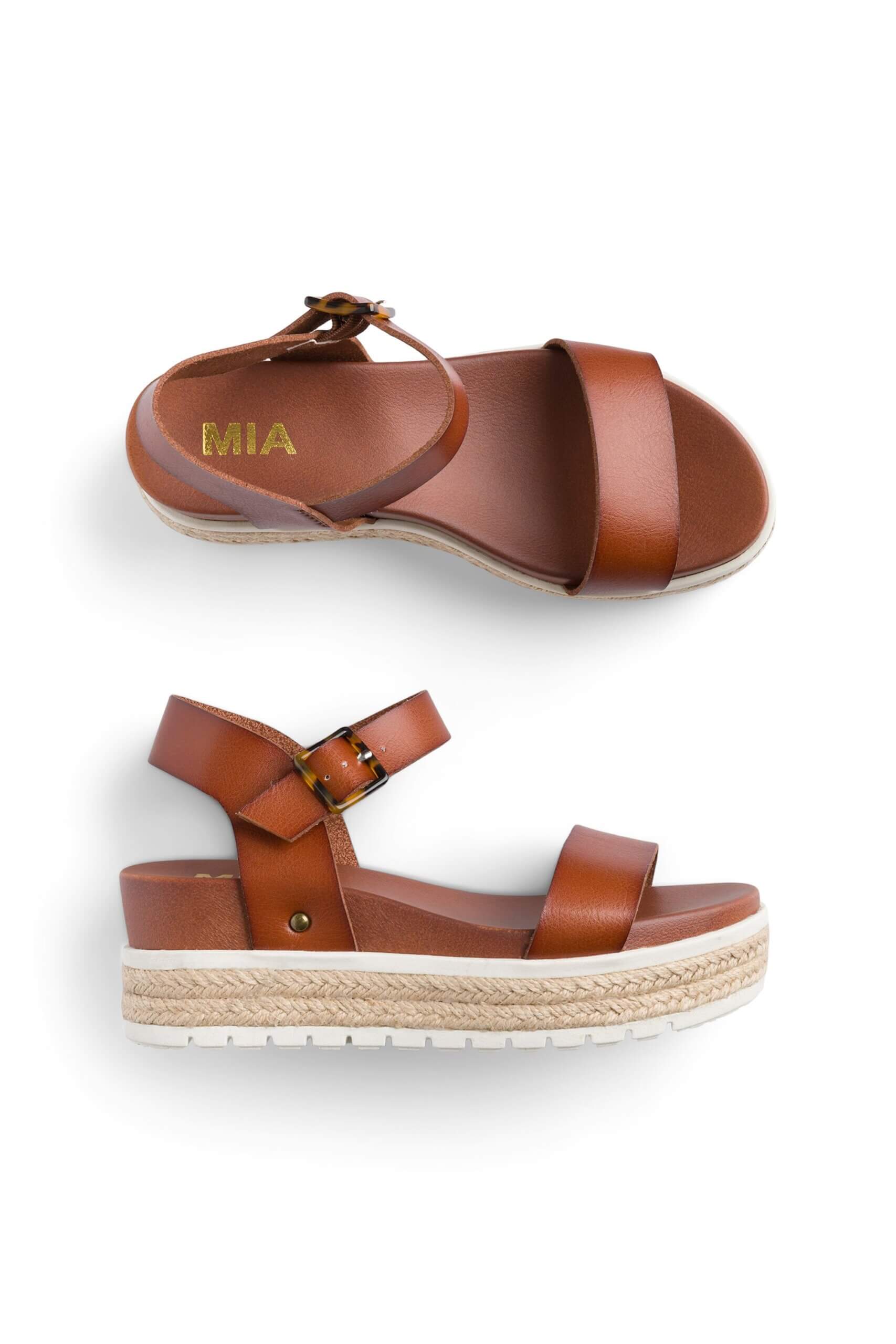 Stitch Fix women’s brown platform sandals.