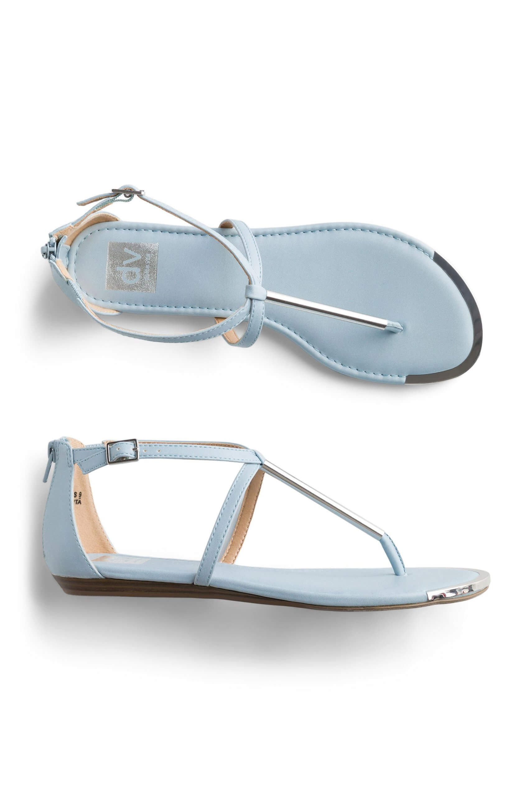 Stitch Fix women’s light blue strappy sandals.