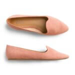 Stitch Fix women’s pink suede loafers.