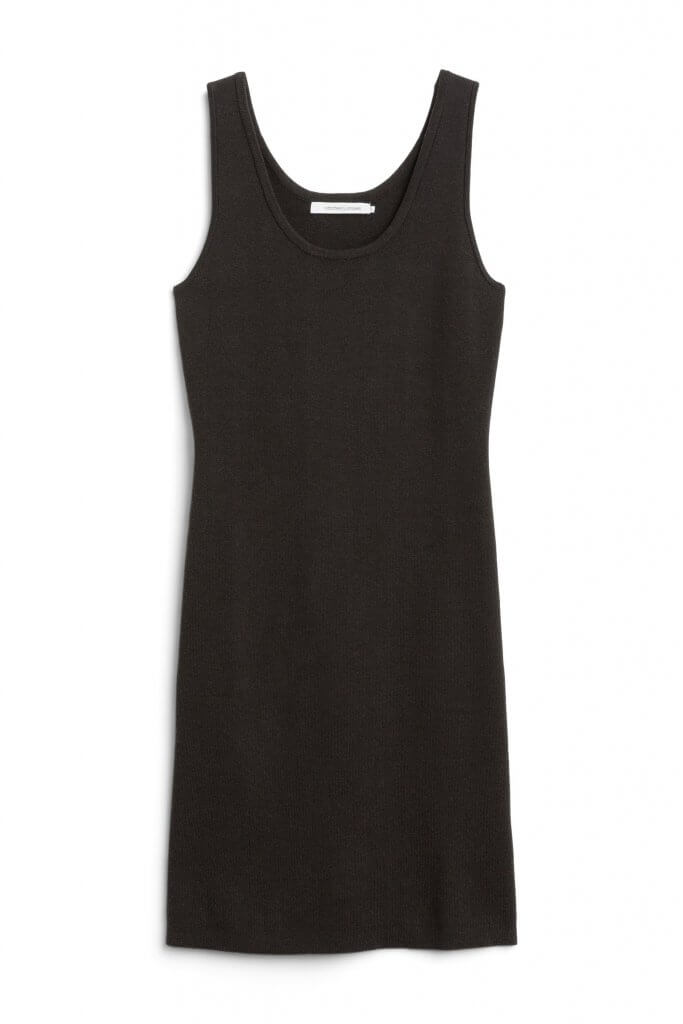 Stitch Fix women’s fitted black dress.