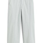 Stitch Fix women’s light grey wide-leg slacks.