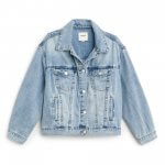 Stitch Fix women’s light blue jean jacket.