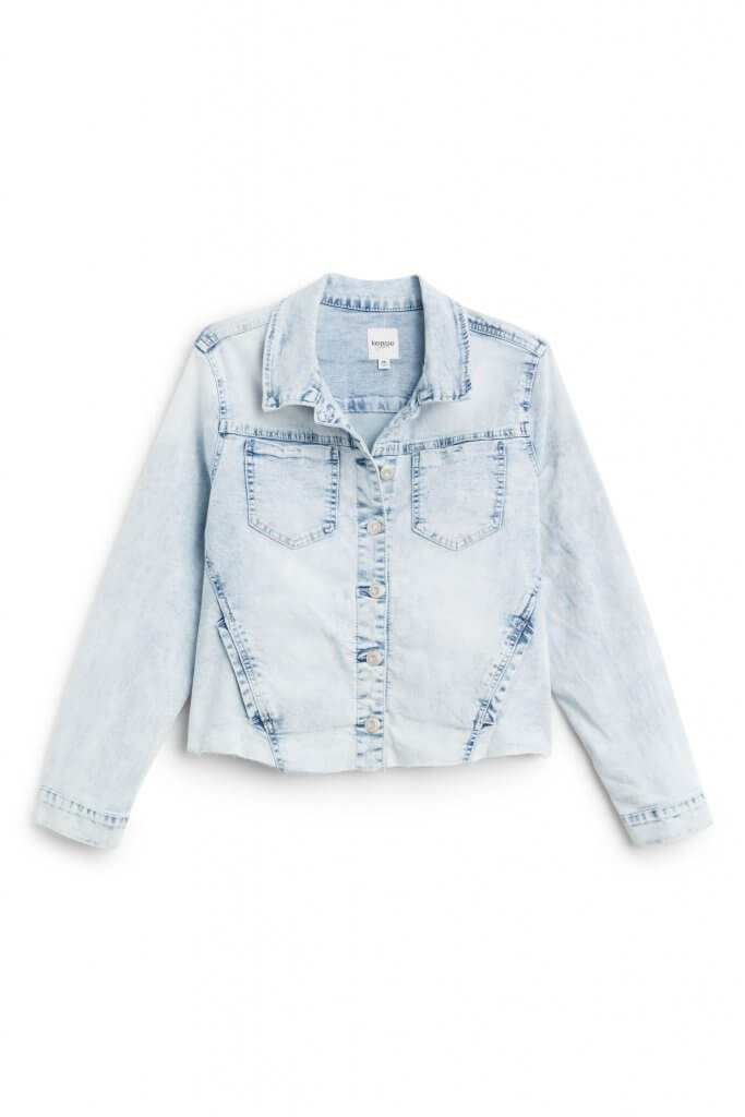 Stitch Fix women’s light blue jean jacket.