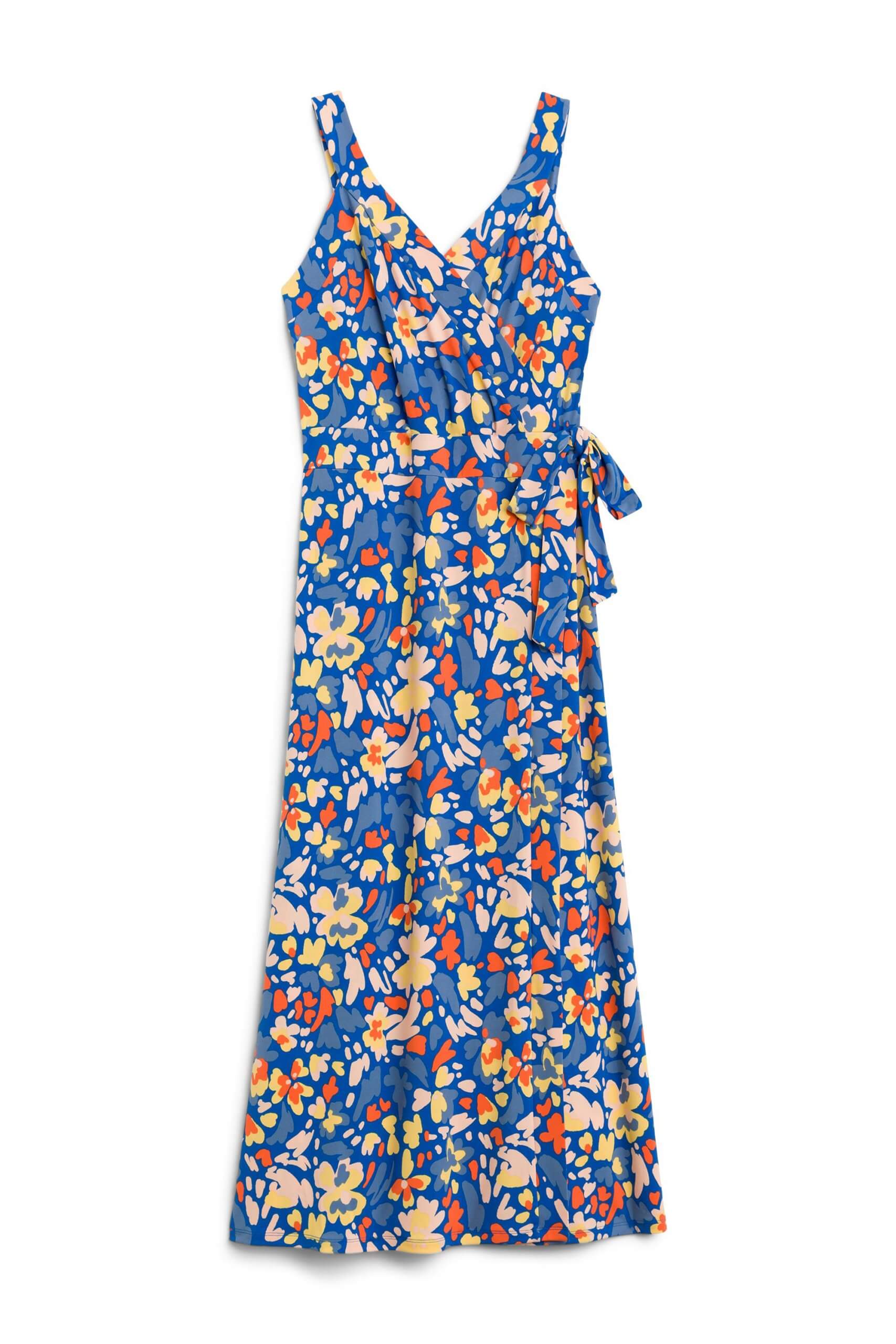 Stitch Fix Women's blue floral maxi dress.