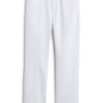 Stitch Fix women’s white straight-leg jeans.