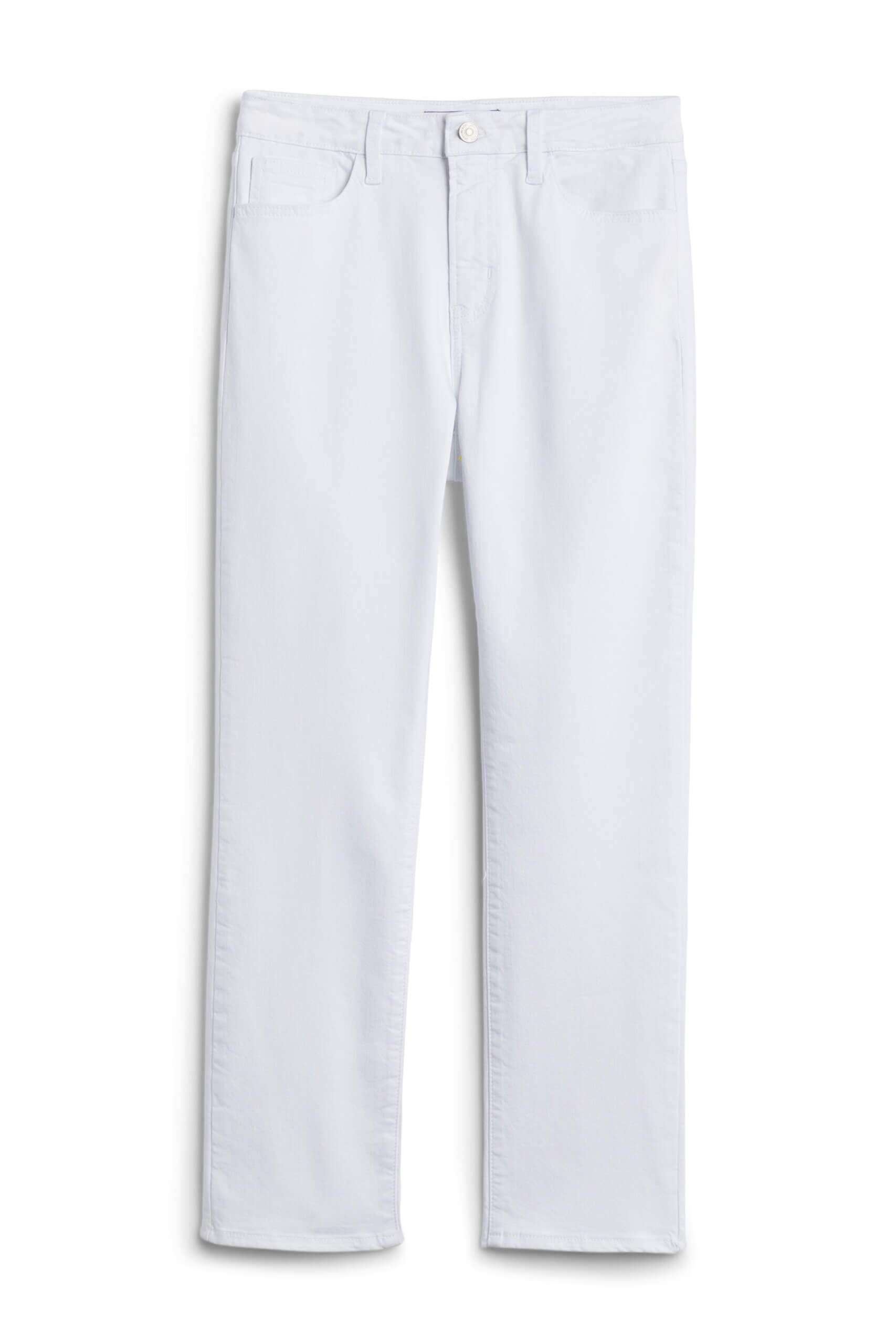 Stitch Fix women’s white straight-leg jeans.