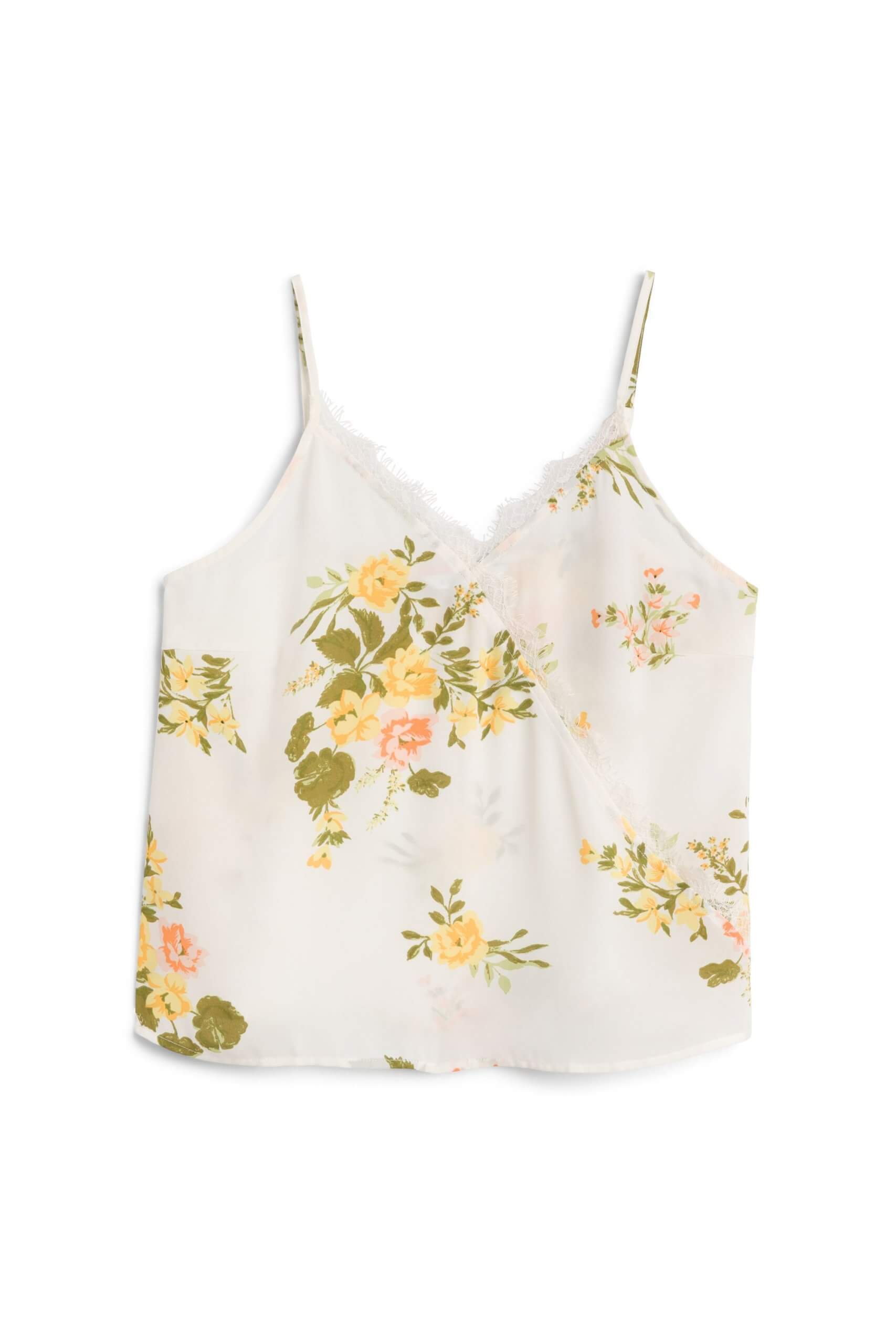 Stitch Fix women’s white floral cami.