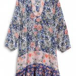 Stitch Fix women’s luxury fabric silk floral print dress.