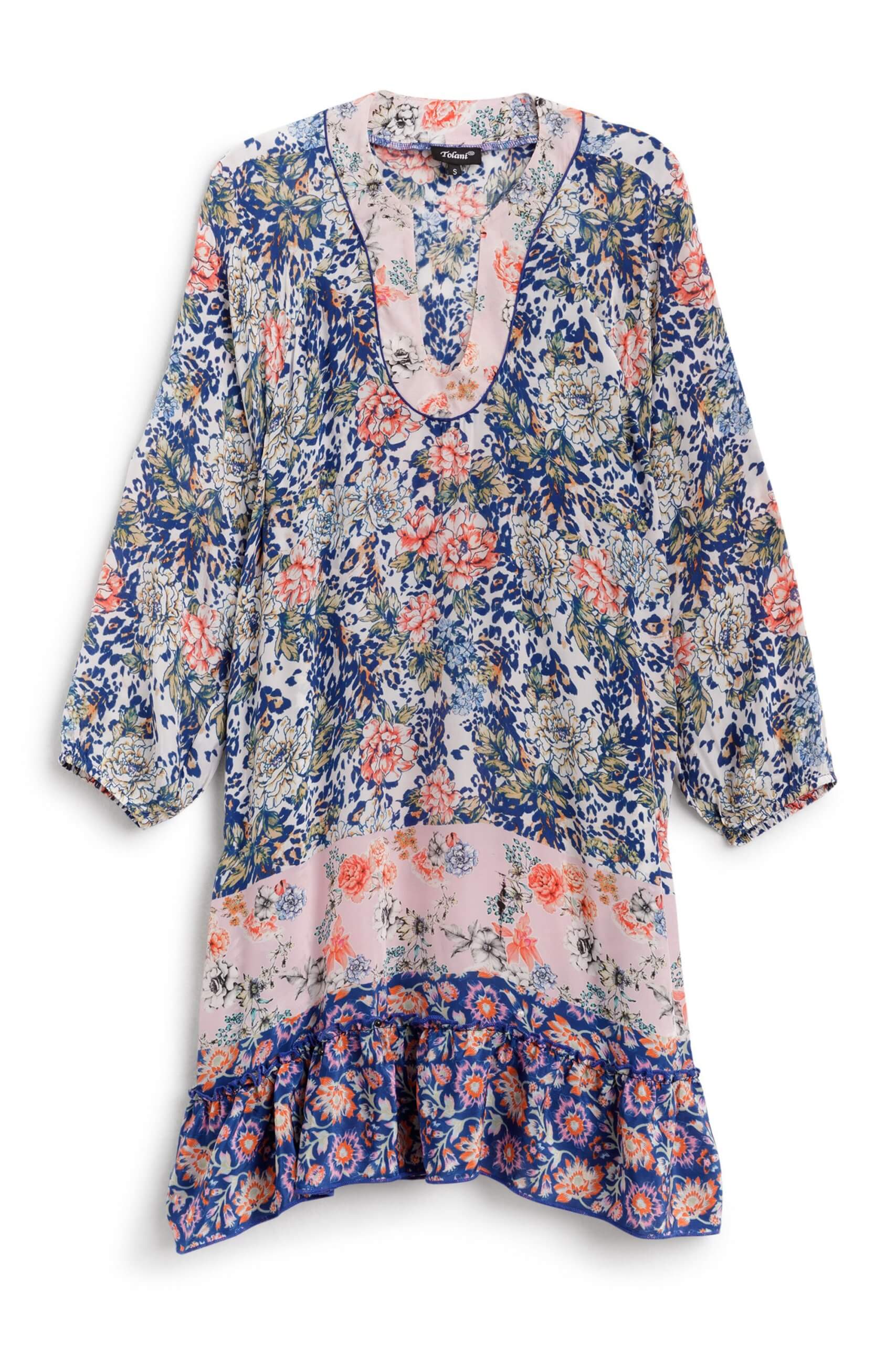 Stitch Fix women’s luxury fabric silk floral print dress.