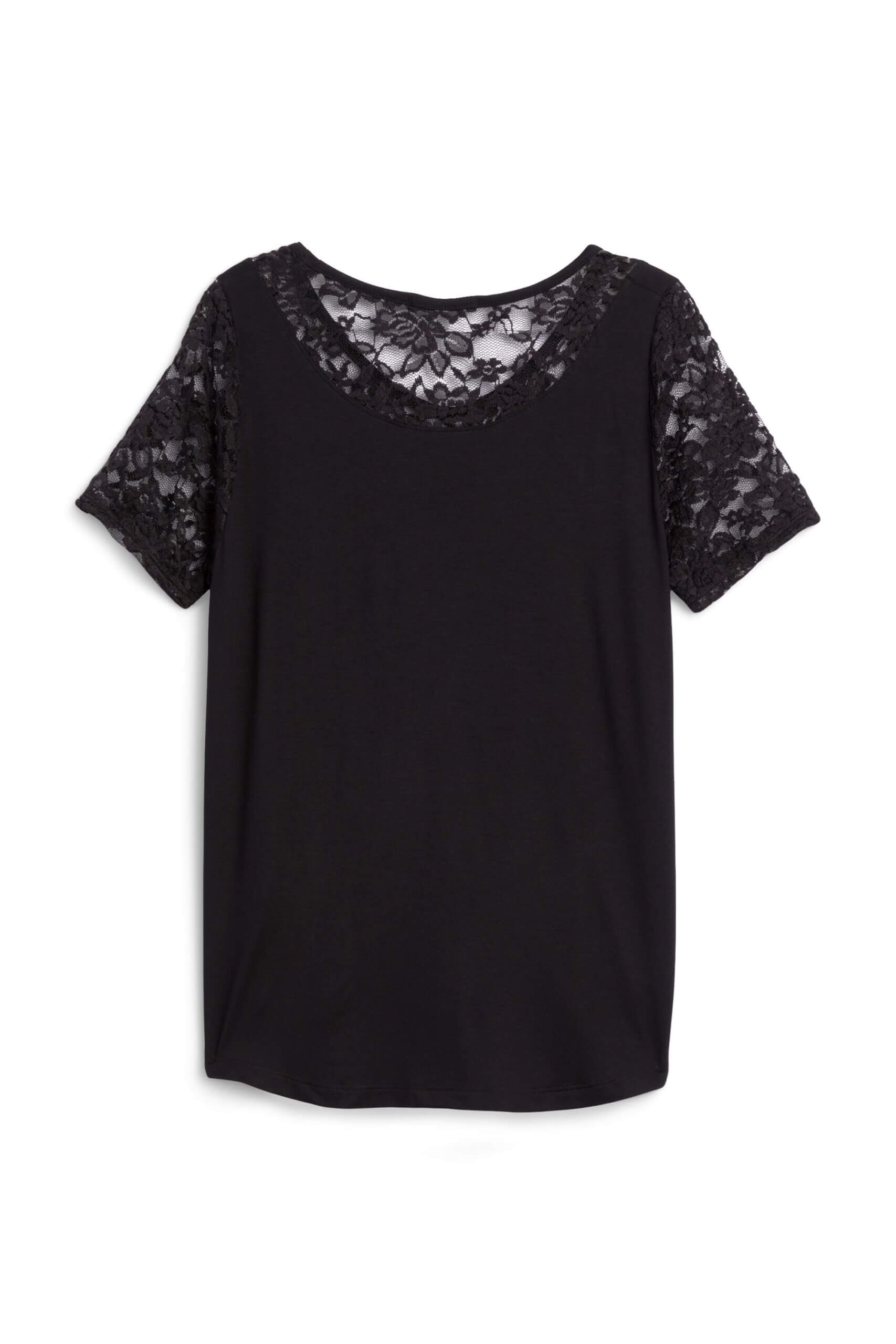 Stitch Fix Women's black lace top.