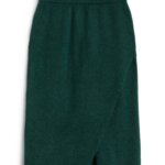 Stitch Fix women’s teal green sweater skirt.