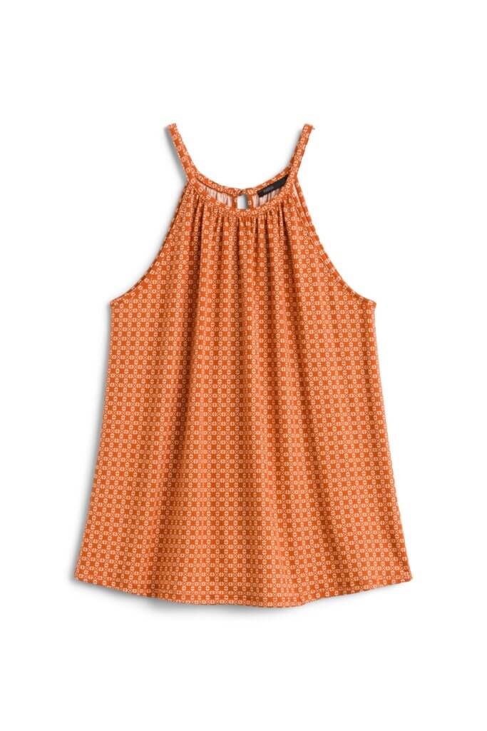 Stitch Fix Women's orange halter tank. 