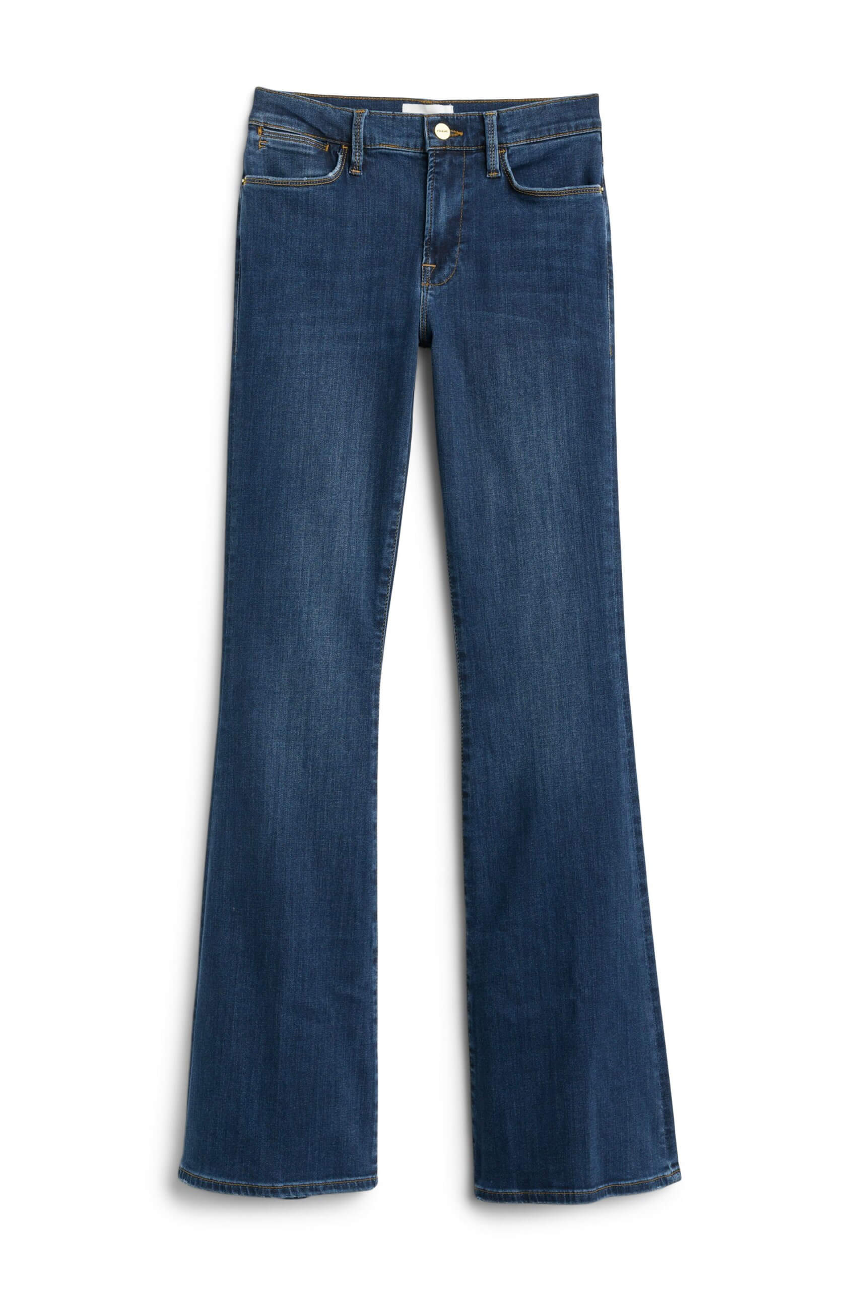 Stitch Fix women's blue, flare jeans.