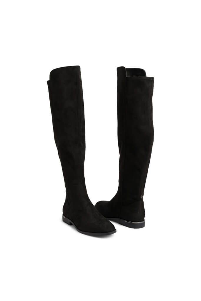 Stitch Fix women’s black suede knee-high boots.