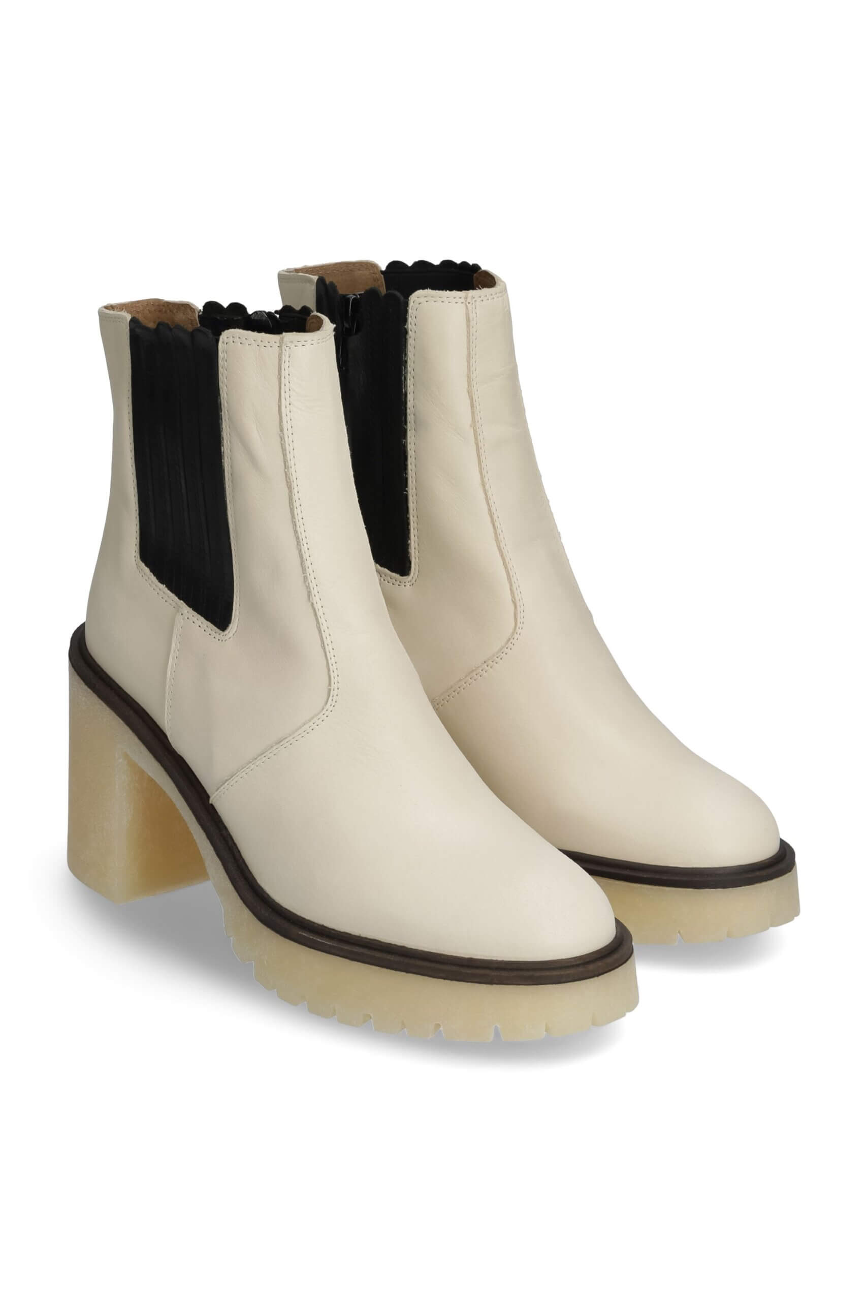 Stitch Fix women's grey lug-sole boots with sherpa fabric at ankle.