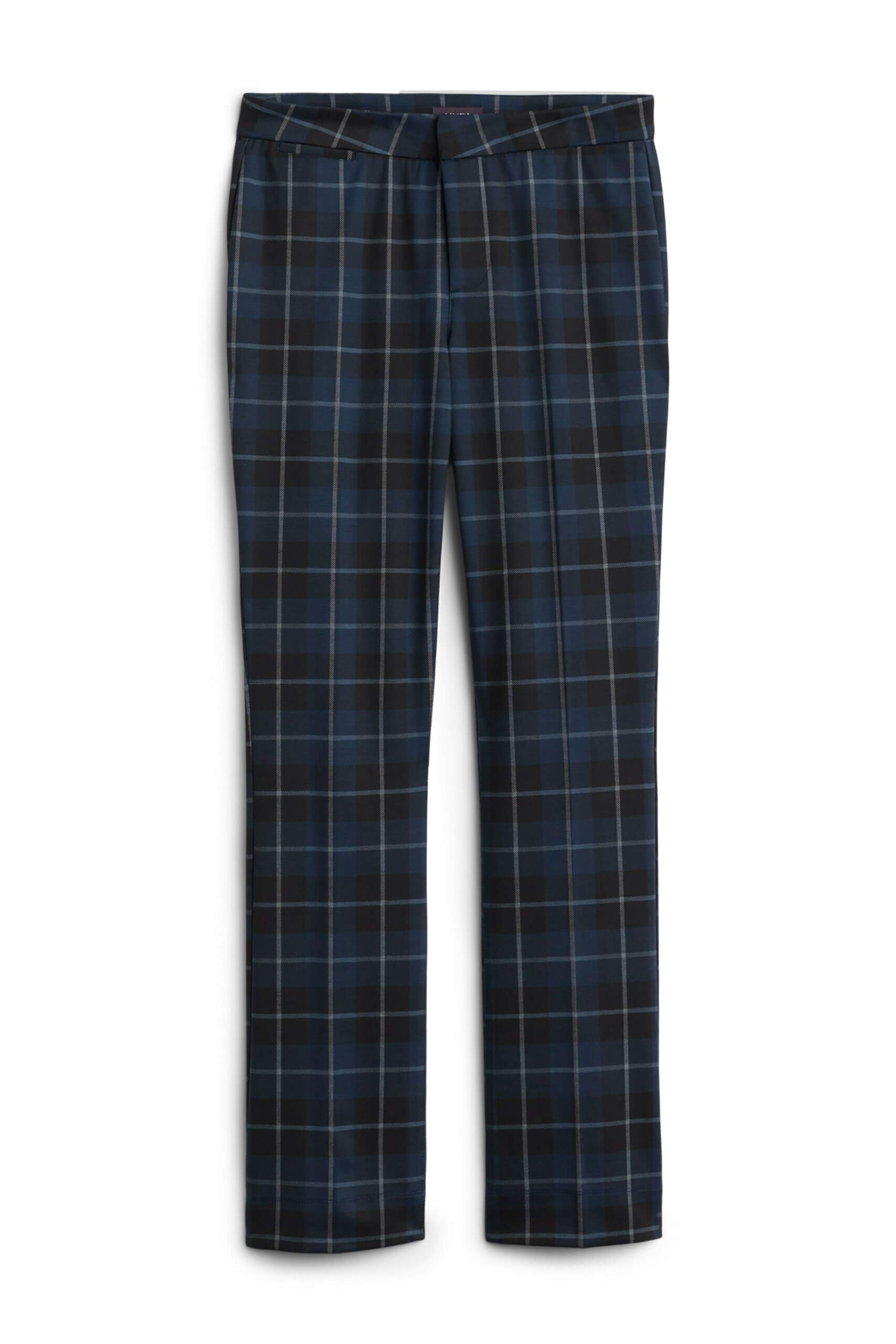 Stitch Fix women’s black, navy and white plaid pants.
