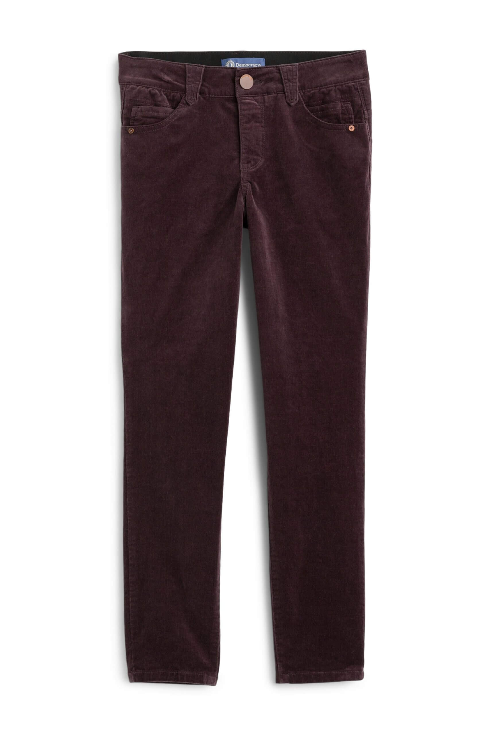 Stitch Fix women's brown skinny corduroy pants.