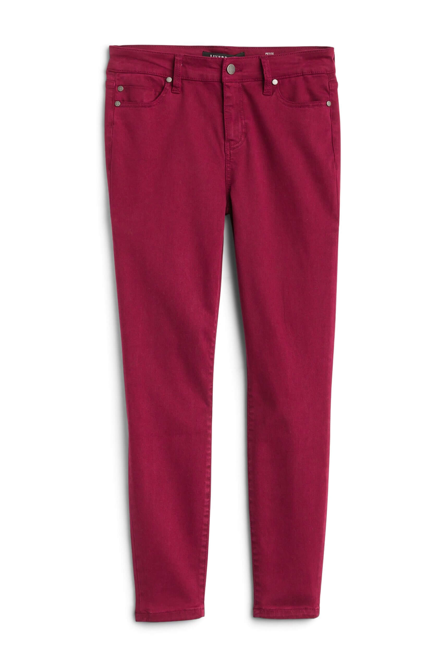 Stitch Fix women’s burgundy jeans.
