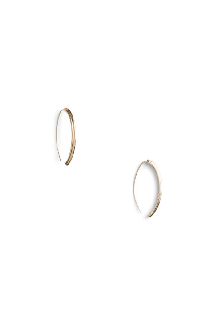Stitch Fix women’s gold threader earrings.