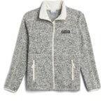 Stitch Fix women's gray and white zip up sweatshirt.