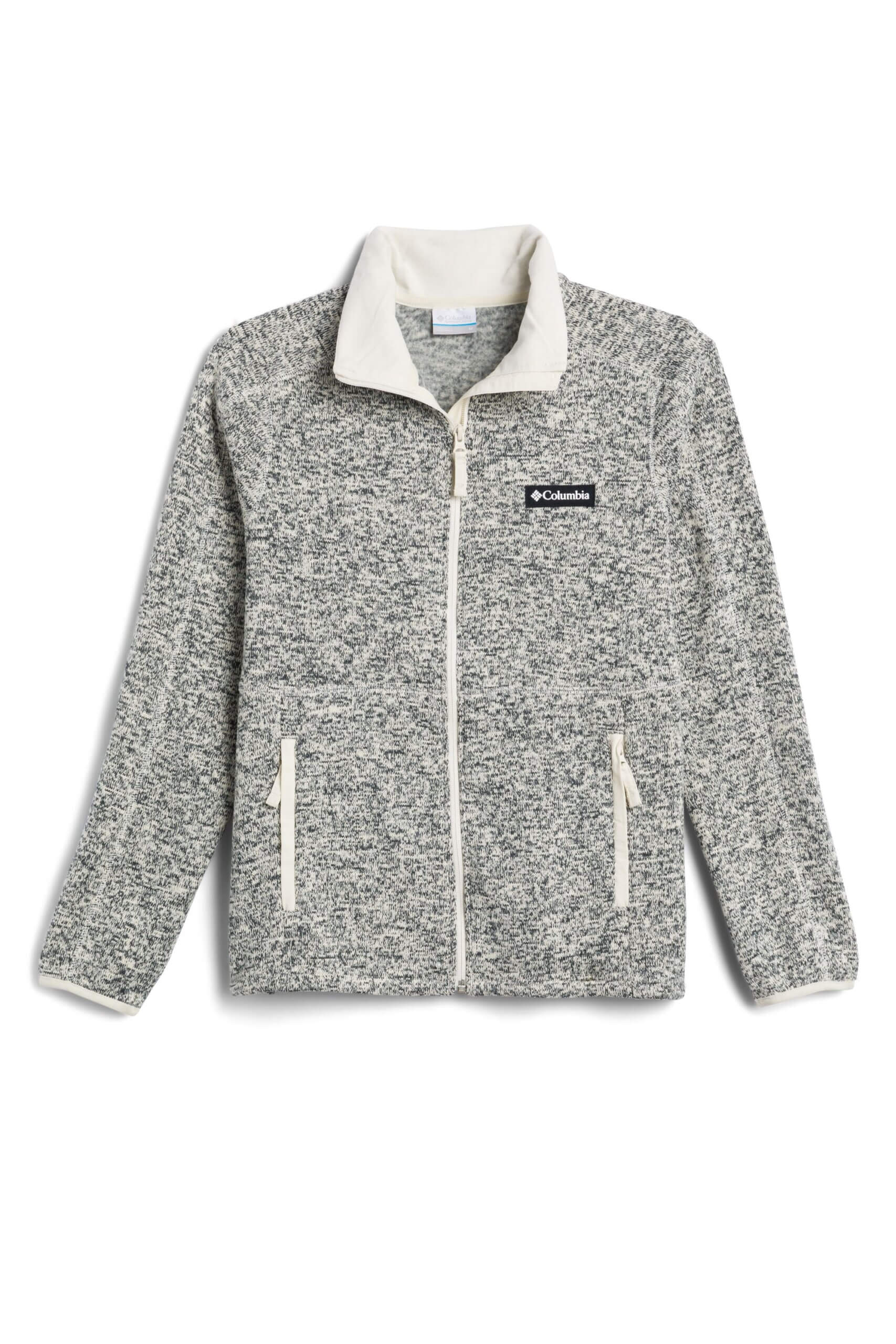 Stitch Fix women's gray and white zip up sweatshirt.