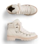 Stitch Fix women’s white fur-lined hiker boots.